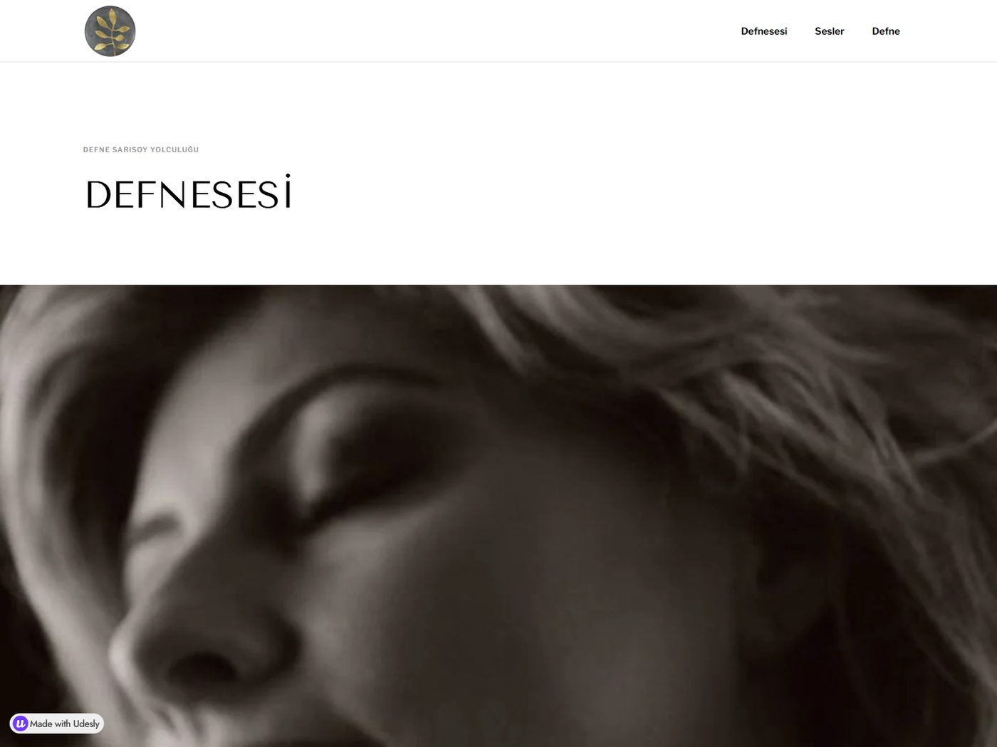 Defne Sesi web sitesi ekran görüntüsü
